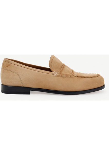 Saraç Detaylı Deri Loafer