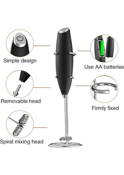 Frappe ve Matcha Için Geliştirilmiş Titanyum Motorlu Güçlü Süt Köpürtücü, Süt Köpürtücü ve Buharlı Köpük Makinesi (Yurt Dışından) fiyatları