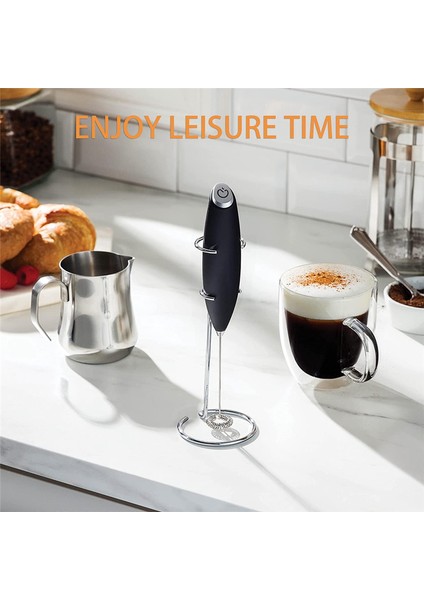 Frappe ve Matcha Için Geliştirilmiş Titanyum Motorlu Güçlü Süt Köpürtücü, Süt Köpürtücü ve Buharlı Köpük Makinesi (Yurt Dışından) modelleri