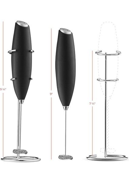 Frappe ve Matcha Için Geliştirilmiş Titanyum Motorlu Güçlü Süt Köpürtücü, Süt Köpürtücü ve Buharlı Köpük Makinesi (Yurt Dışından) indirimleri
