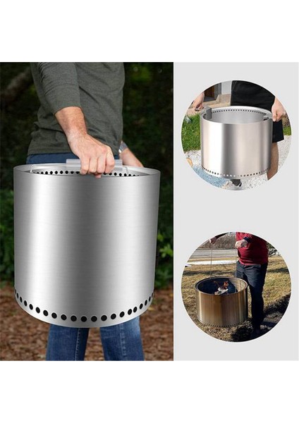 Tek Ateş Çukuru Sapı, Taşınabilir Açık Hava Ateş Çukuru Sapı Seti, Tek Ateş Çukuru ve Kamp Ateşi Standı Taşımak Için (Yurt Dışından) indirimleri