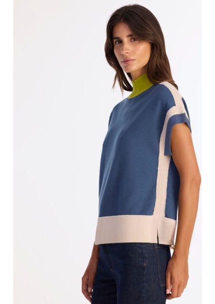 Regular Yarım Balıkçı Yaka Yelek