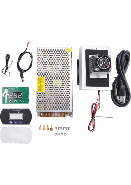 Kendin Yap Peltier Soğutma Kiti 12V Yarı Iletken Soğutucu Peltier Soğutma Sistemi, Isı Emici Modül Kiti + Termostat Seti, Abd Fişi (Yurt Dışından)