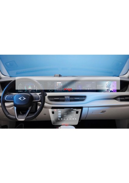 Togg T10F Mat Ekran Koruyucu Gösterge Bilgi ve Kumanda Ekran Anti Spy