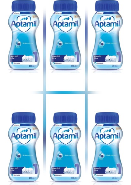 1 Bebek Sütü Içime Hazır (Sıvı) 200 ml 0-6 Ay 6 Adet
