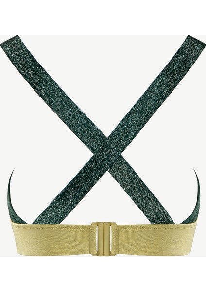 Çapraz Bantlı Bikini Üstü