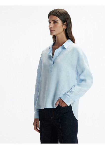 Uzun Kollu Tunik Gömlek