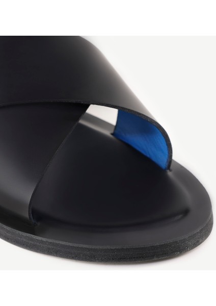 Renkli Astarlı Deri Terlik