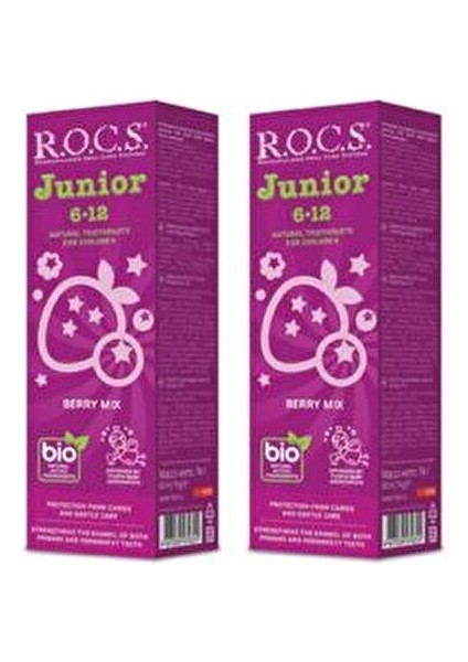 Junior Koruyucu Diş Macunu Orman Meyveli Aroma 2 Adet 60 ml Çocuklar İçin fiyatları