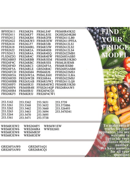 240356401 Buzdolabı Kapı Rafı Bölmesi Değişimi, FRS6HR5JW0, FFHS2622MBMA, FRS26RLECSR ve Üst Kapı Bölmesi ile Uyumlu (Yurt Dışından) indirimleri