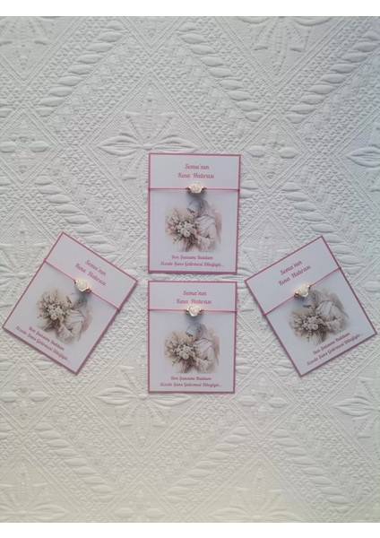 72 Adet Kişiye Özel Gül Inci Model Düğün Nikah Nişan Söz Kına Hatırası Dağıtmalık Hediyelik Bileklik indirimleri