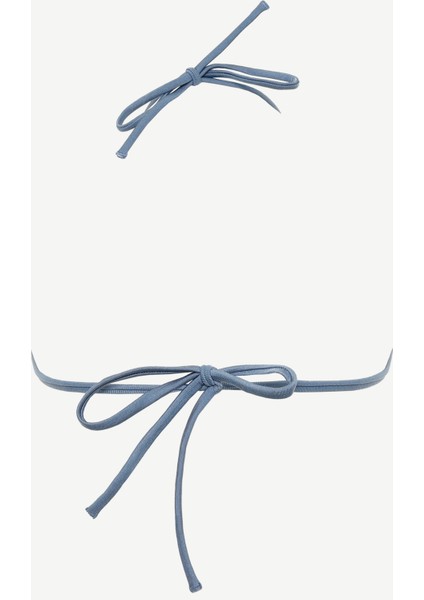 Boncuk Detaylı Üçgen Bikini Üst