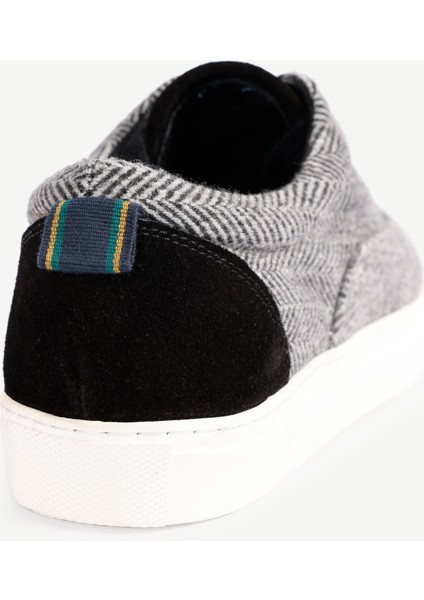 Balıksırt Desenli Kumaş Spor Ayakkabı