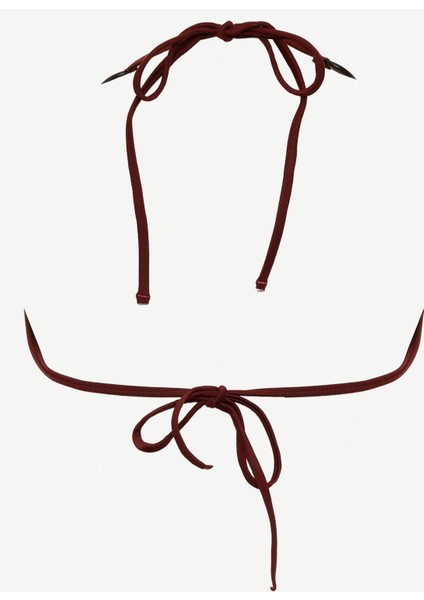 Toka Detaylı Bikini Üst