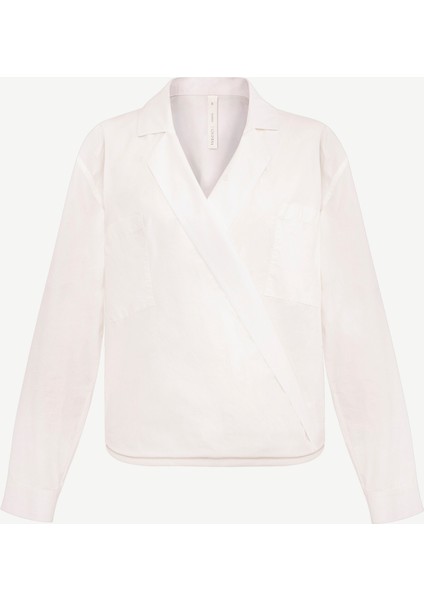 Regular Kırlangıç Yaka Uzun Kol Bluz