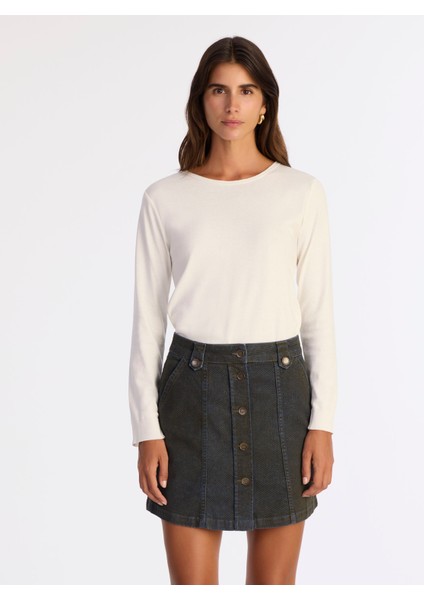 Düz Normal Bel Etek