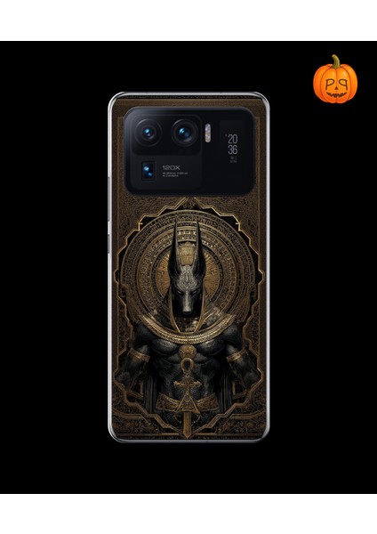 Xiaomi Mi 11 Pro Uyumlu Şeffaf Kılıf Antik Mısır 1 Tasarımlı