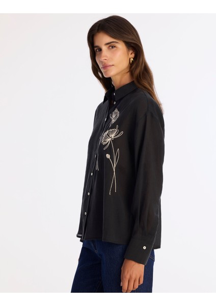 Regular Gömlek Yaka Uzun Kol Gömlek