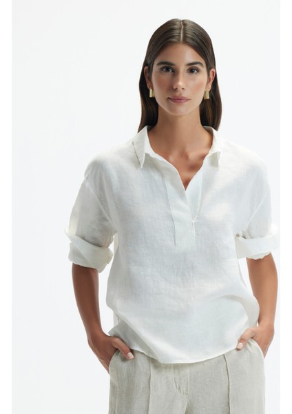 Uzun Kollu Tunik Gömlek