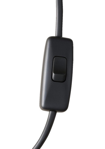 E14 Duylu 2 Metre Arapuarlı (AÇ KAPAT ANAHTAR) Fişli Seyyar (2X0,50) (SİYAH) modelleri