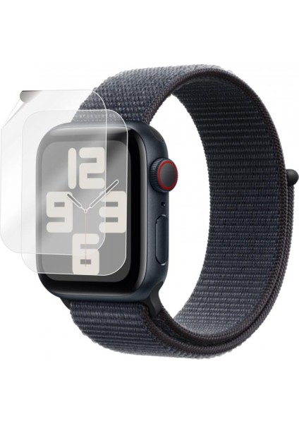 Apple Watch Se 3 44MM Tpu Ekran Koruyucu 2’li Şeffaf Film