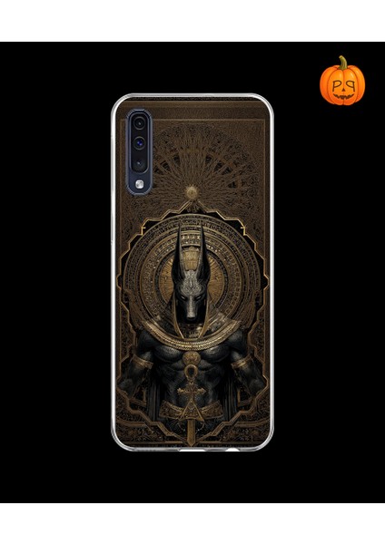 Samsung Galaxy A70 Uyumlu Şeffaf Kılıf Antik Mısır 1 Tasarımlı
