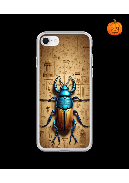 iPhone 6s Uyumlu Şeffaf Kılıf Antik Mısır 3 Tasarımlı
