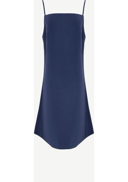 Askılı Kemer Detaylı Mini Elbise