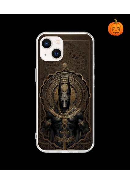 iPhone 15 Uyumlu Şeffaf Kılıf Antik Mısır 1 Tasarımlı