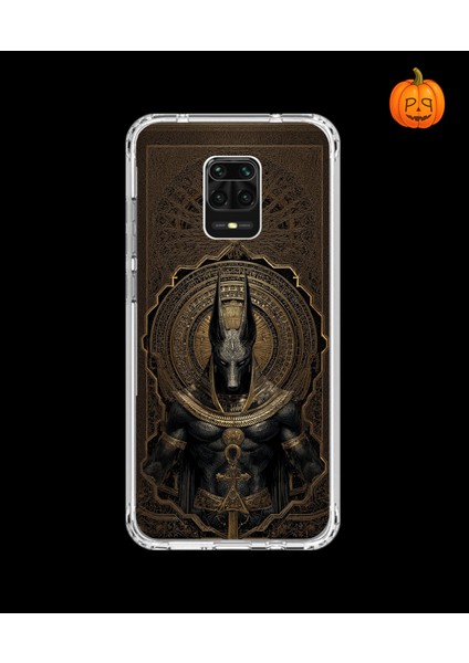 Xiaomi Redmi Note 9 Pro Uyumlu Şeffaf Kılıf Antik Mısır 1 Tasarımlı