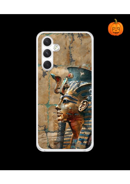 Samsung Galaxy A34 Uyumlu Şeffaf Kılıf Antik Mısır 6 Tasarımlı