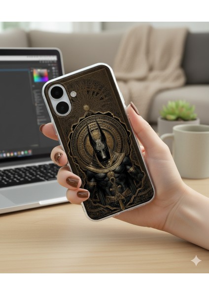 Samsung Galaxy A72 Uyumlu Şeffaf Kılıf Antik Mısır 1 Tasarımlı modelleri
