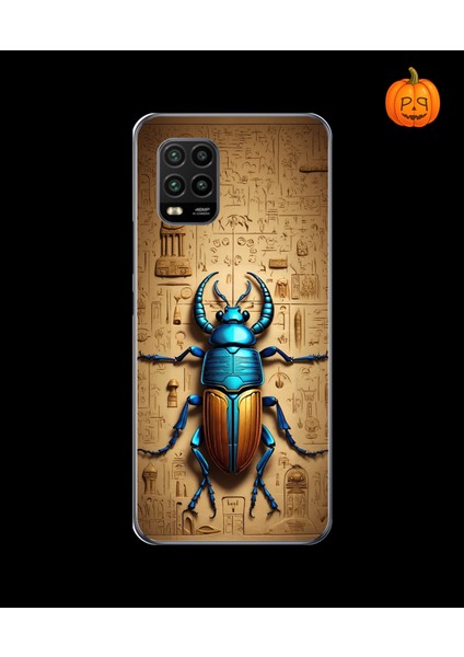 Xiaomi Mi 10 Lite Uyumlu Şeffaf Kılıf Antik Mısır 3 Tasarımlı