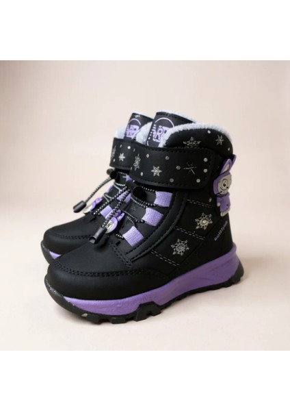 Su Dayanıklı Kaymaz Taban Içi Kürklü Kız Çocuk Bebe Kar Botu fırsatları