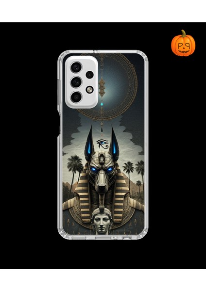 Samsung Galaxy A33 Uyumlu Şeffaf Kılıf Antik Mısır 5 Tasarımlı