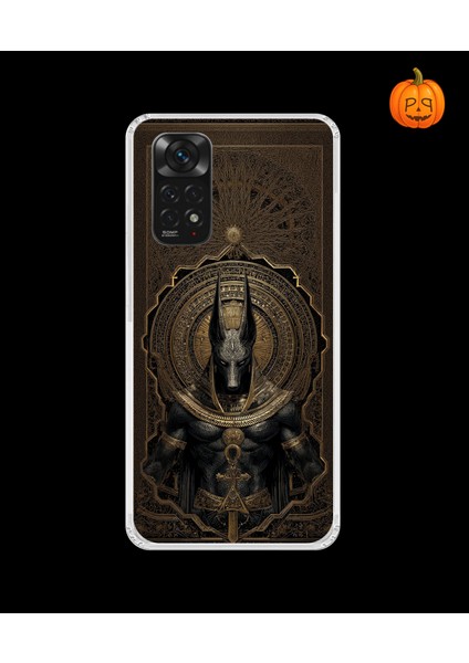Xiaomi Redmi Note 11S Uyumlu Şeffaf Kılıf Antik Mısır 1 Tasarımlı