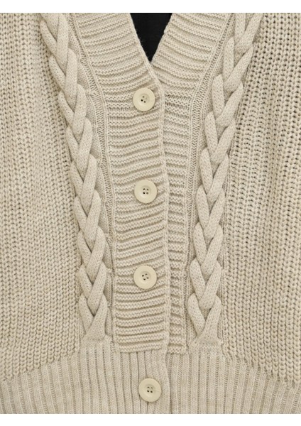 Örgü Zincir Detaylı Kışlık Hırka fiyatları