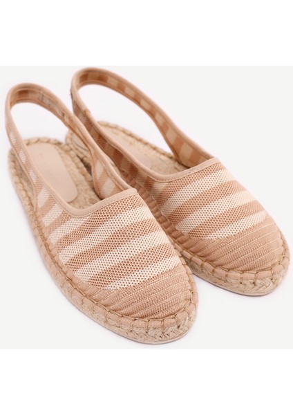 Arkası Açık Triko Espadril