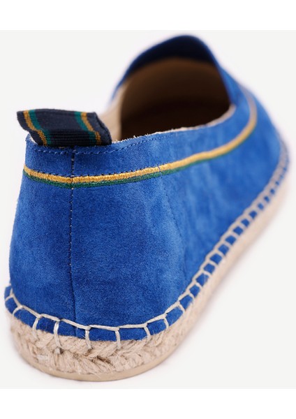 Lastikli Deri Espadril