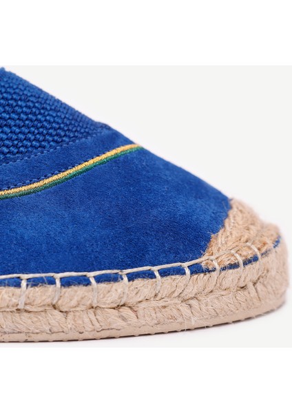 Lastikli Deri Espadril