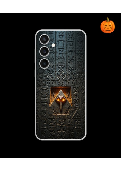 Samsung Galaxy S23 Uyumlu Şeffaf Kılıf Antik Mısır 4 Tasarımlı