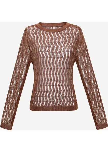 Bisiklet Yaka Uzun Kollu Kazak