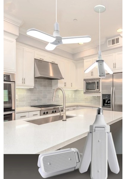 3 Kanatlı Pervane 50W Ampul Beyaz Işık-1- Adettir modelleri