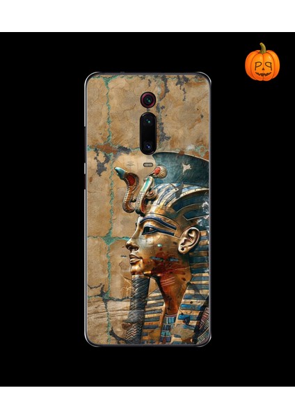 Xiaomi Mi 9t Uyumlu Şeffaf Kılıf Antik Mısır 6 Tasarımlı