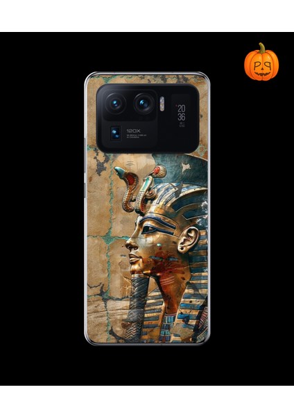 Xiaomi Mi 11 Pro Uyumlu Şeffaf Kılıf Antik Mısır 6 Tasarımlı
