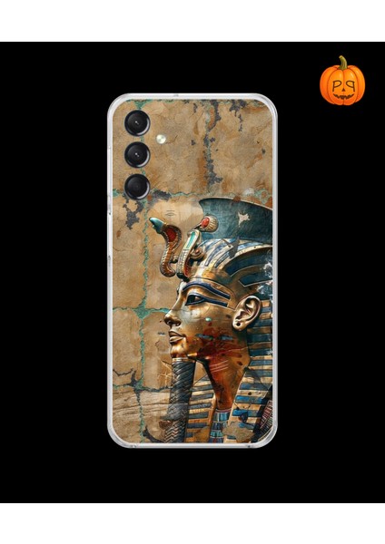 Samsung Galaxy A24 Uyumlu Şeffaf Kılıf Antik Mısır 6 Tasarımlı