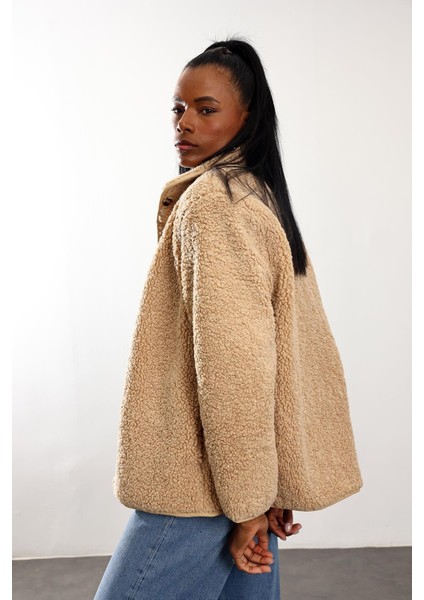 Camel Peluş Mont fırsatları