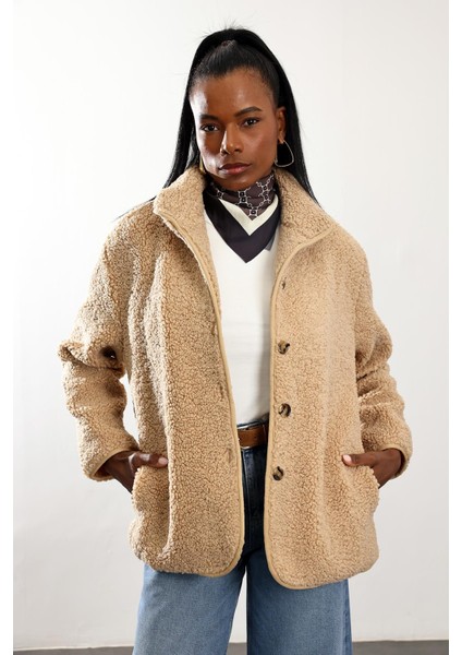 Camel Peluş Mont indirimleri
