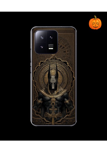 Xiaomi Mi 13 Lite Uyumlu Şeffaf Kılıf Antik Mısır 1 Tasarımlı