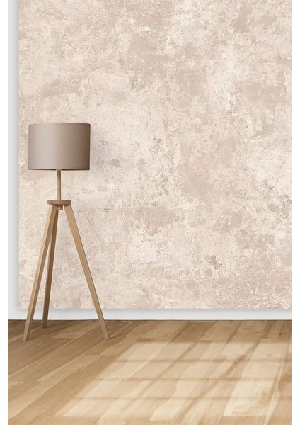 Bien Exclusive 71-5 Soft Bej Renk Düz Sade Kombin Eskitme Görünüm Duvar Kağıdı 5 M² fırsatları